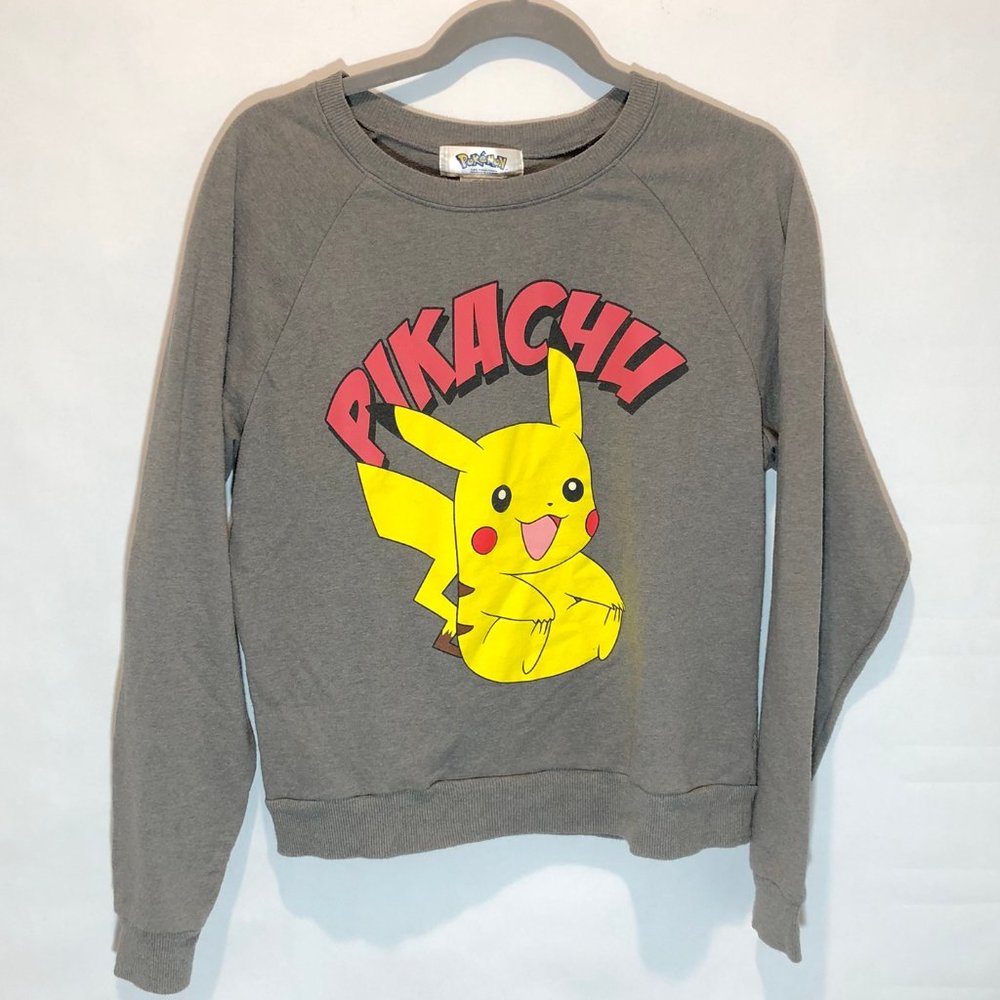 Pokemon Women's Pikachu Pullover Sweater Size L